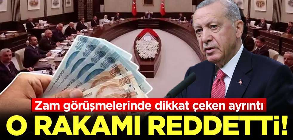 Emekli maaşında dikkat çeken detay! Erdoğan o rakamı reddetti!