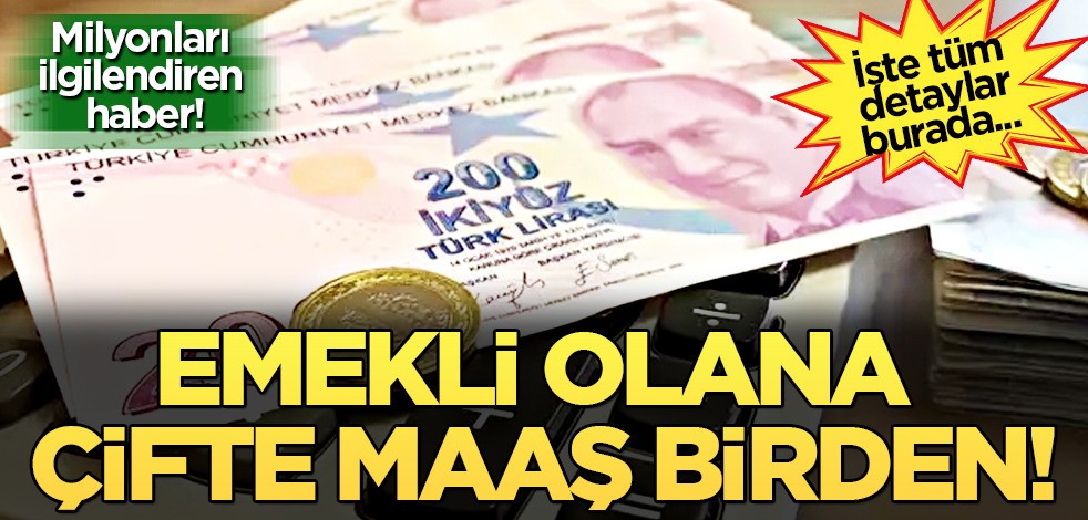 Emekli olana çifte maaş verilecek: Yeni emeklilik sistemi yolda! AK Parti'den yeni emeklilik sistemi mesajı