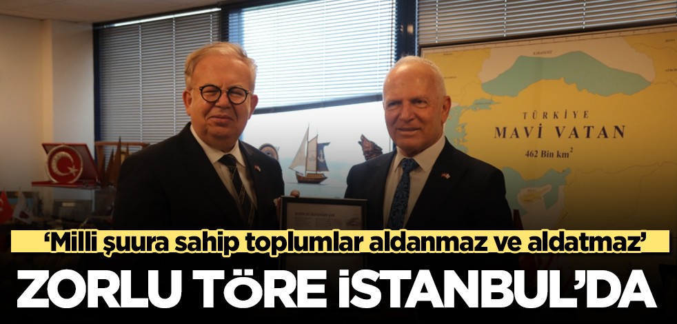 Emekli Tümamiral Cihat Yaycı Töre’yi karşıladı... Kıbrıs Türk halkının selamlarını getirdi: Milli duruşa devam...