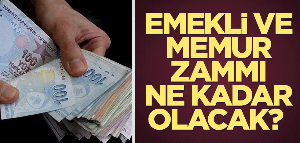 Emekli ve memur zammı ne kadar olacak? Enflasyon tahminine göre memur ve emeklilerin yeni maaşı hesaplandı