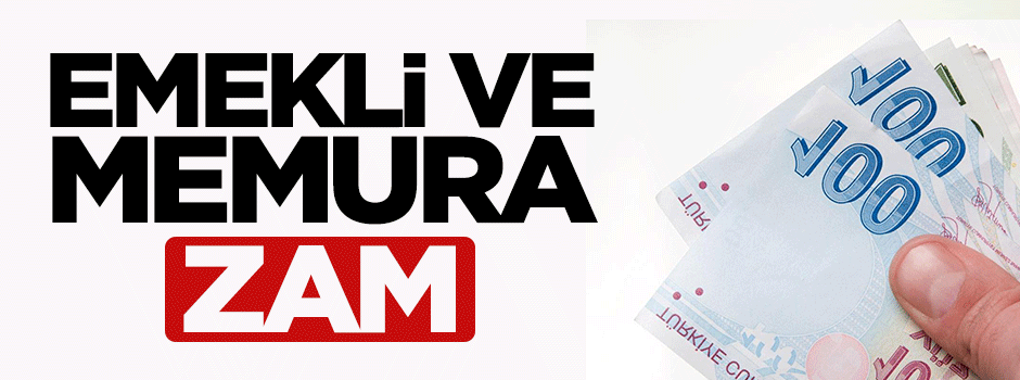 Emekli ve memura yüzde 5.3 zam