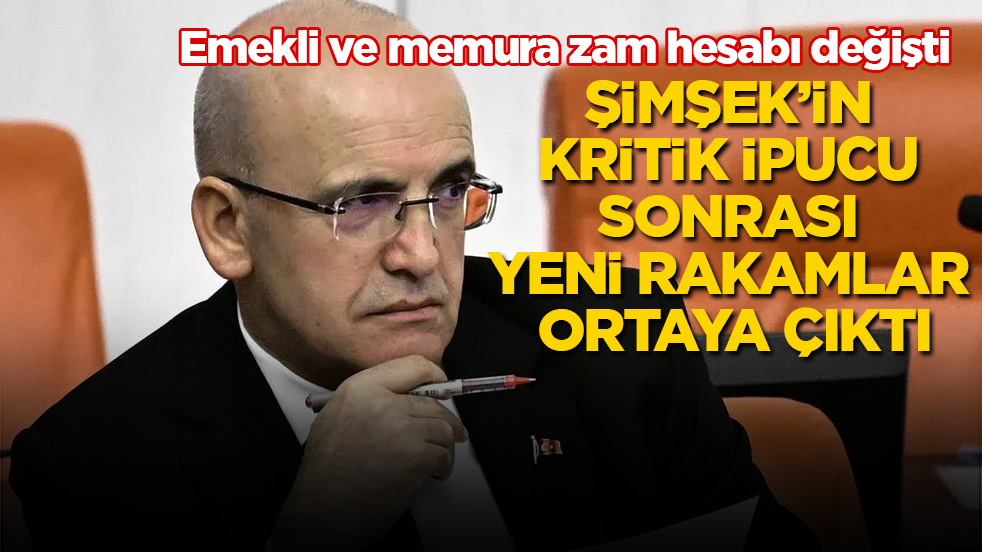 Emekli ve memura zam hesabı değişti! Mehmet Şimşek’in kritik ipucu sonrası yeni rakamlar ortaya çıktı