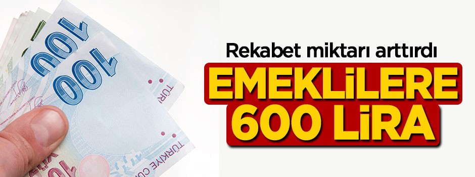 Emeklilere 600 lira