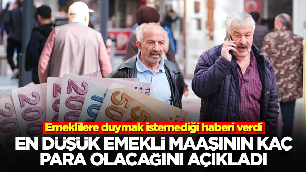 Emeklilere duymak istemediği haberi verdi: En düşük emekli maaşının kaç para olacağını açıkladı