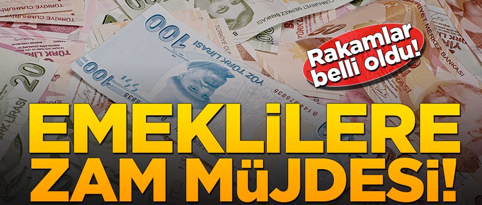 Emeklilere zam müjdesi!