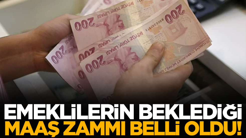 Emeklilerin beklediği maaş zammı belli oldu!