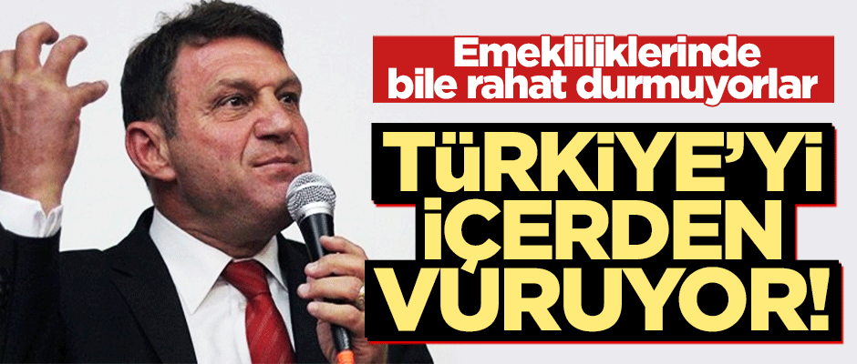 Emekliliklerinde bile rahat durmuyorlar! Türkiye'yi içerden vuruyor
