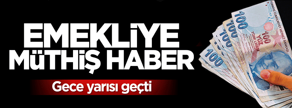 Emekliye 100 TL'lik zam tasarısı kabul edildi