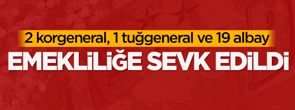 Emekliye ayrıldılar!