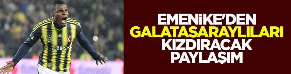 Emenike'den Galatasaraylıları kızdıracak paylaşım: Yavaş Barcelona