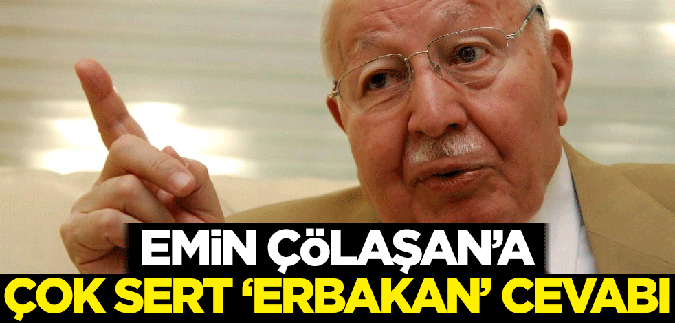 Emin Çölaşan'a çok sert 'Erbakan' cevabı