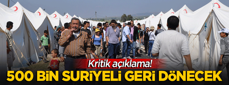 Emine Erdoğan açıkladı! 500 bin Suriyelinin geri dönmesi bekleniyor