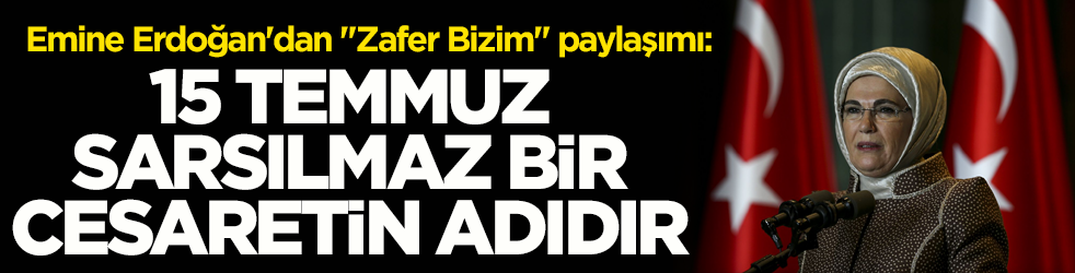Emine Erdoğan'dan 