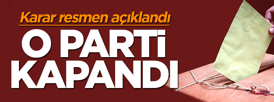 Emine Ülker Tarhan ve ekibi partiyi kapatma kararı aldı