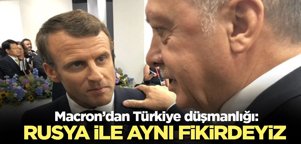 Emmanuel Macron: İdlib'de Rusya ile aynı fikirdeyiz