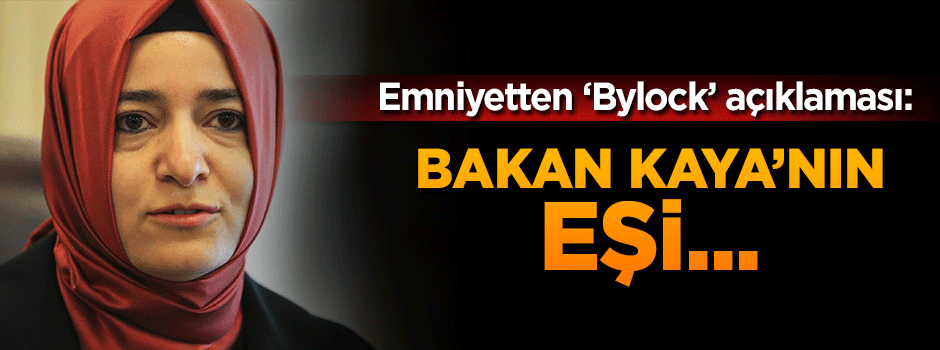 Emniyet: Bakan Kaya'nın eşiyle ilgili iddialar asılsız