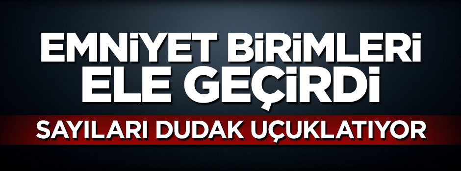 Emniyet birimleri Hakkari'de 560 av tüfeği ele geçirdi