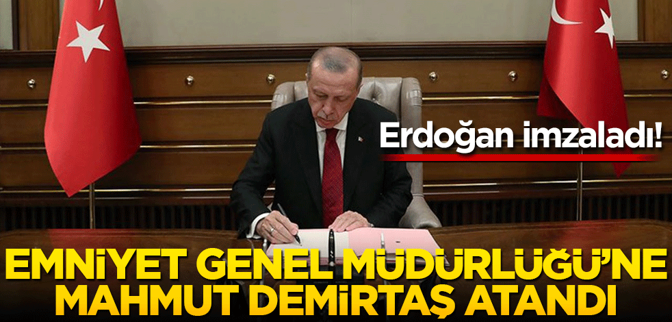 Emniyet Genel Müdürlüğü'ne Mahmut Demirtaş atandı