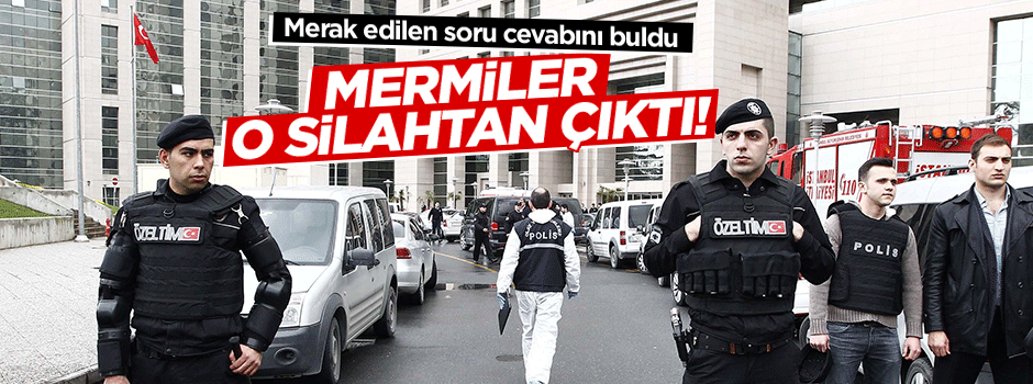 Emniyet: Mermiler teröristlerin silahından çıktı