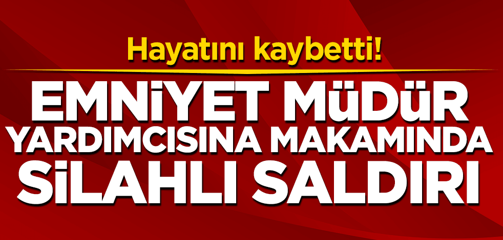 Emniyet müdür yardımcısına makamında saldırı!