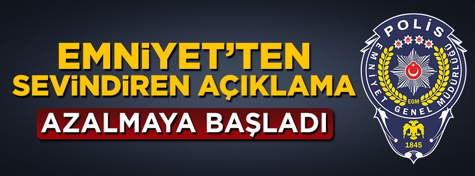 Emniyet'ten bireysel silahlanma açıklaması: Giderek azalmaya başladı