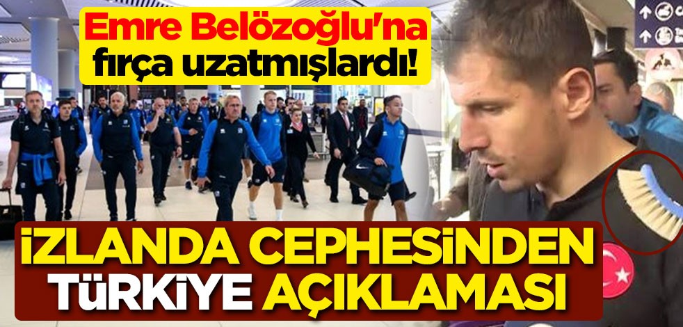 Emre Belözoğlu'na fırça uzatmışlardı! İzlanda cephesinden Türkiye açıklaması