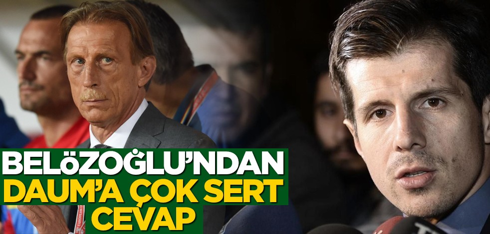 Emre Belözoğlu'ndan Daum'a çok sert sözler! "Türkiye'nin zor zamanlarında..."