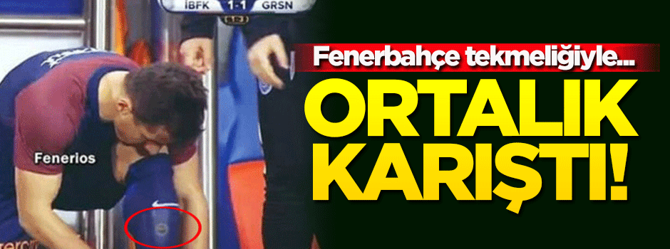 Emre'nin tekmeliğindeki arma olay oldu