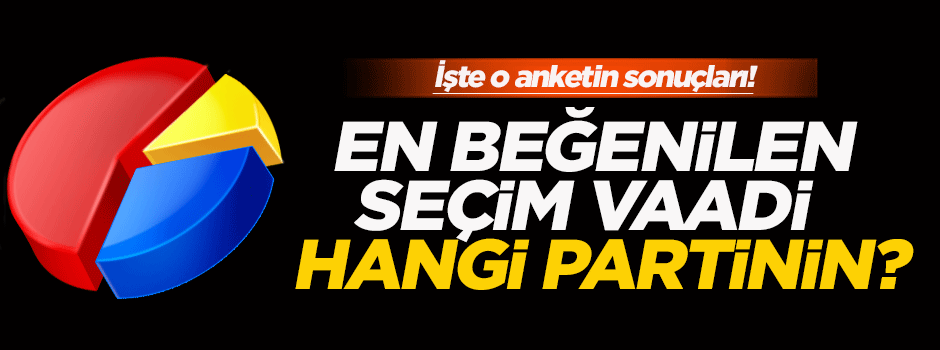 En beğenilen seçim vaadi hangi partinin?