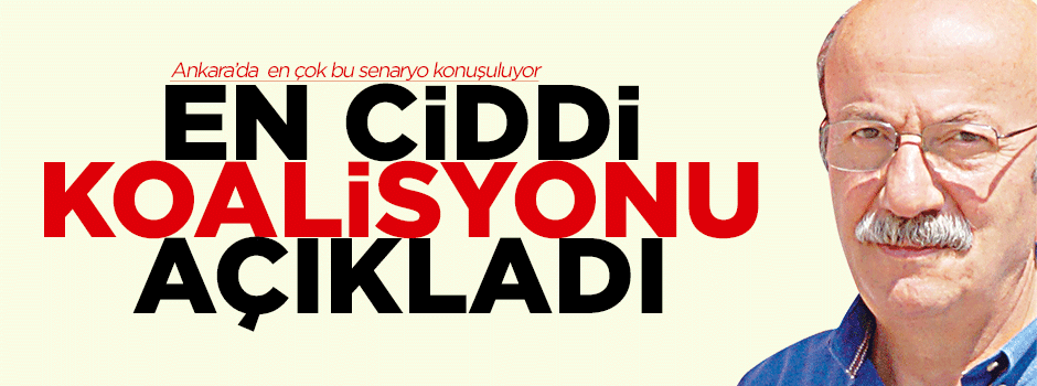 En ciddi koalisyonu açıkladı