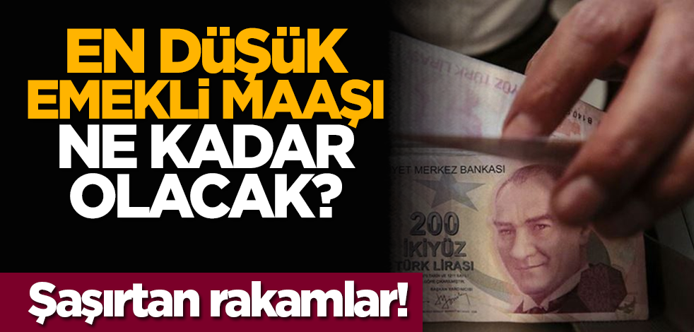 En düşük emekli maaşı ne kadar olacak? Şaşırtan rakamlar!