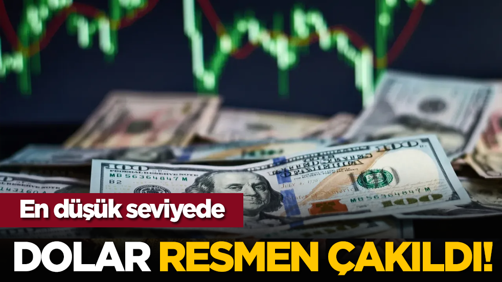 En düşük seviyede: Dolar resmen çakıldı!