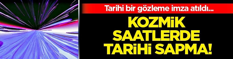 En parlak milisaniye pulsarında ilk kez frekans değişikliğe gitti: Kozmik saat eğer varsa dikkat... Tarihi sapma saptandı