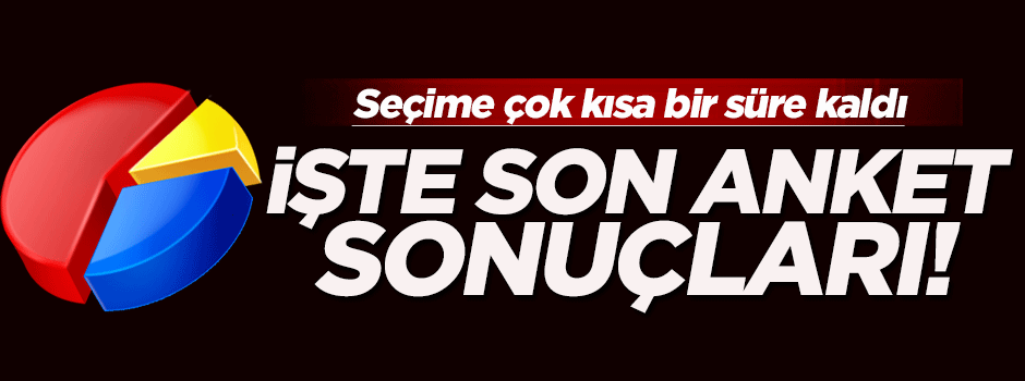 En son anketin sonuçları açıklandı!