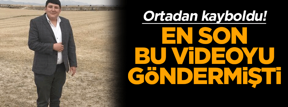 En son bu videoyu göndermişti… Sırra kadem bastı