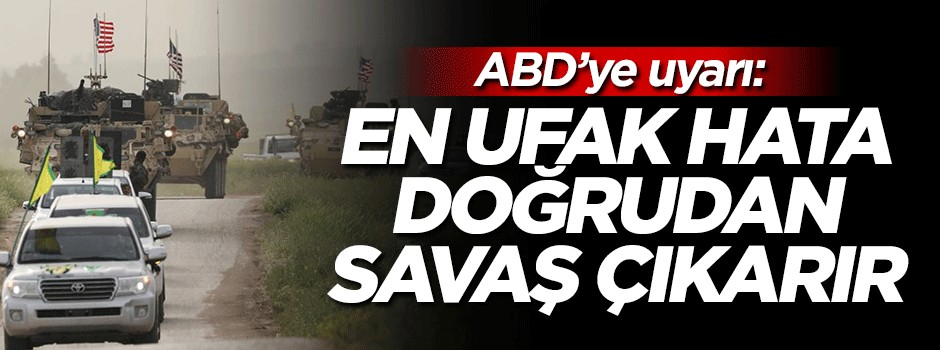 En ufak hata doğrudan savaş çıkarır!