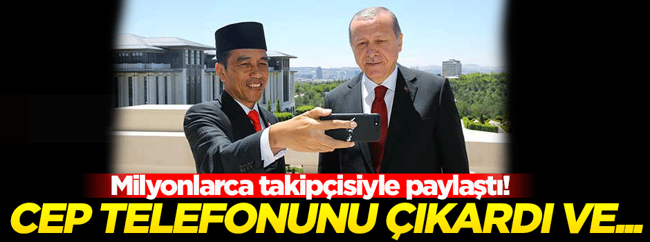 Endonezya Cumhurbaşkanı sosyal medyadan canlı yayın yaptı