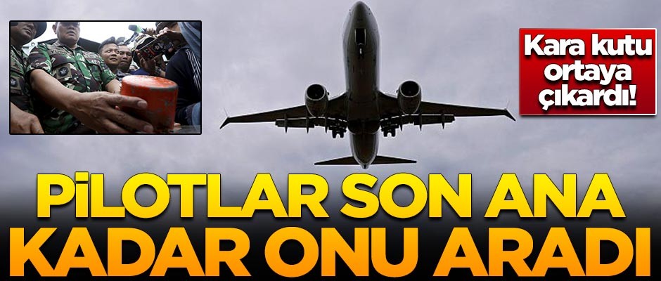 Endonezya'da düşen uçakla ilgili flaş gelişme! Kara kutu ortaya çıkardı