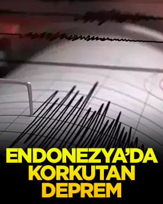 Endonezya’da korkutan deprem! 1 kişi öldü