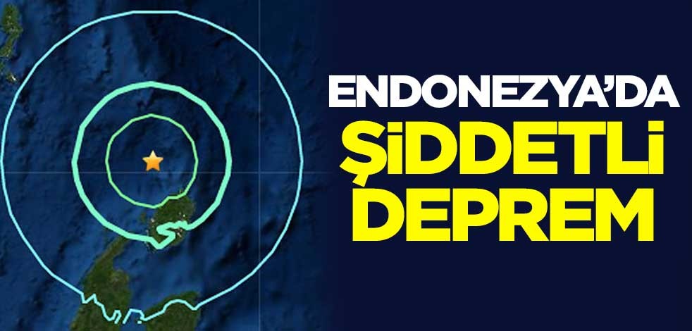 Endonezya'da şiddetli deprem