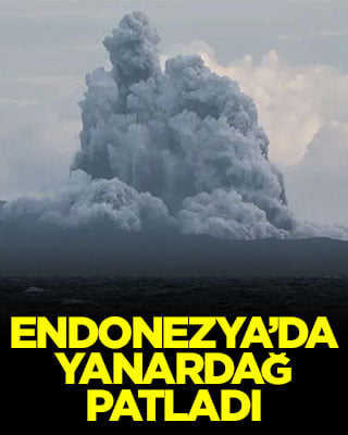 Endonezya’da yanardağ patladı