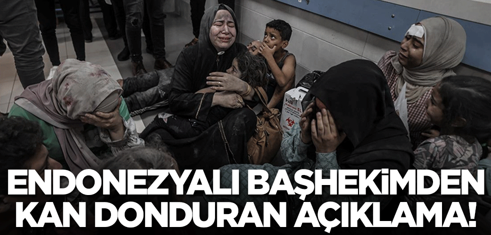 Endonezyalı başhekimden kan donduran açıklama! 'Farklı bir bomba kullanılıyor'