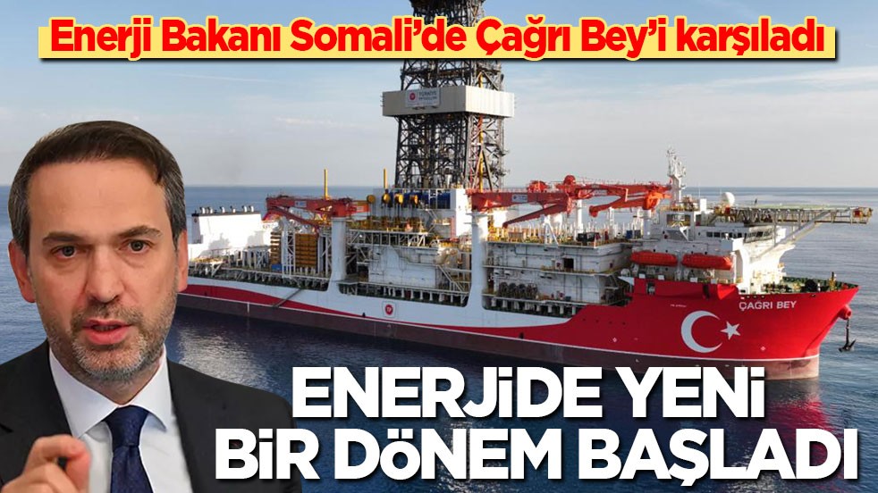 Enerji Bakanı Bayraktar Çağrı Bey’i Somali’de karşılardı: Enerjide yeni bir dönem başladı