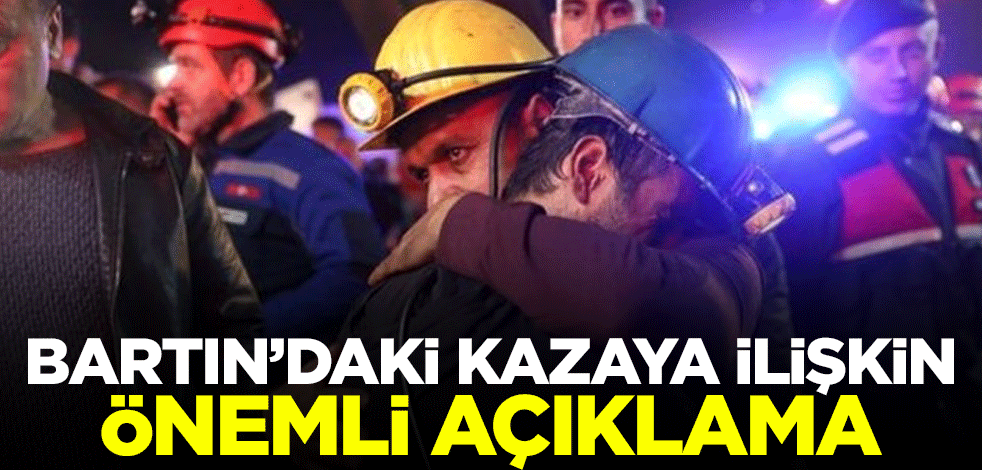 Enerji ve Tabii Kaynaklar Bakanlığından Amasra’daki kazaya ilişkin açıklama