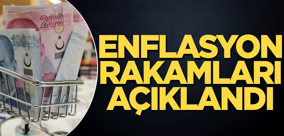Enflasyon rakamları açıklandı