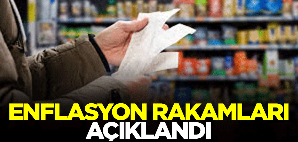 Enflasyon rakamları açıklandı