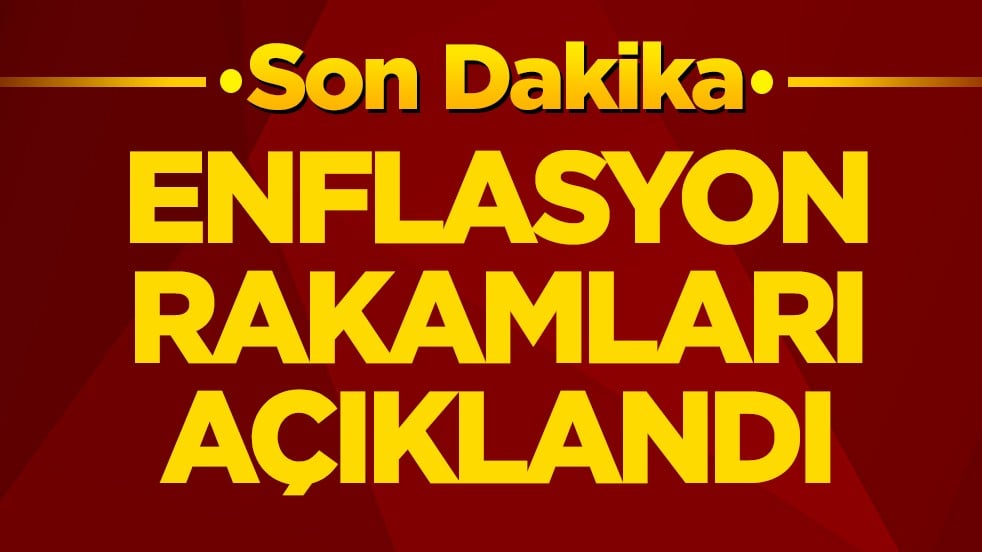 Enflasyon rakamları açıklandı