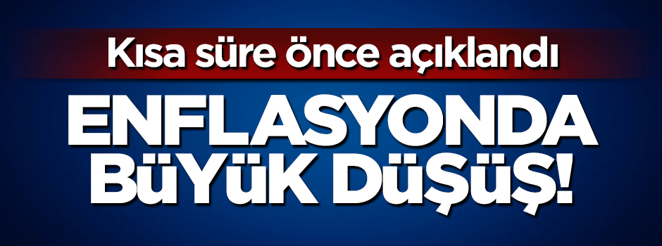 Enflasyon rakamları açıklandı! Yeniden tek hanede