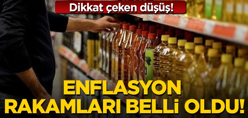 Enflasyon rakamları belli oldu!