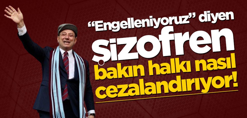 "Engelleniyoruz" diyen şizofren, bakın halkı nasıl cezalandırıyor!